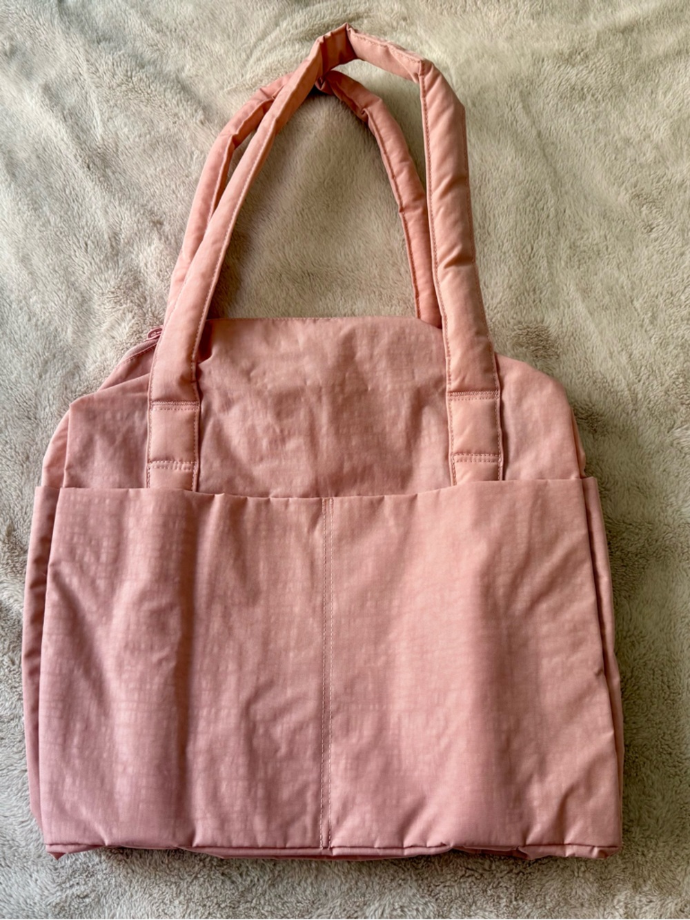 NWT BAGGU Small Cloud Carry-On Bag Rose Tan
